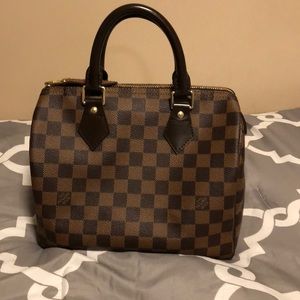 Louis Vuitton Damier Ebene Speedy 25